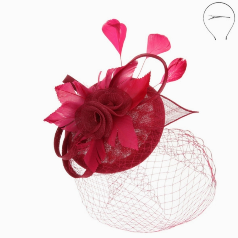 Gorgeous Pillbox Lace Veil Hat Fascinator Beloved Millinery.